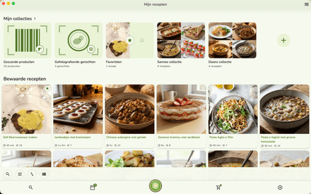 The same KiWi recipe library on a Mac